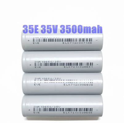 EVE 35V 18650 Cylindrical Battery Cell 3.7 3500mah Li Ion Battery Cell 3C Discharge