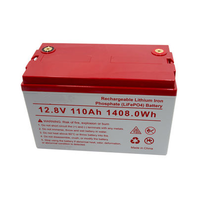 12.8V 110ah LiFePO4 Li Ion Battery For Gildder Ups Solar System