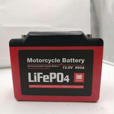 Lithium 800 CCA 8Ah 12V Lifepo4 Battery For Motorcycle Starter