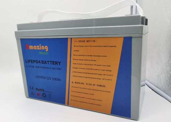 MSDS 1280WH Lifepo4 Solar Battery 12.8V 100Ah Lifepo4 Rechargeable Battery