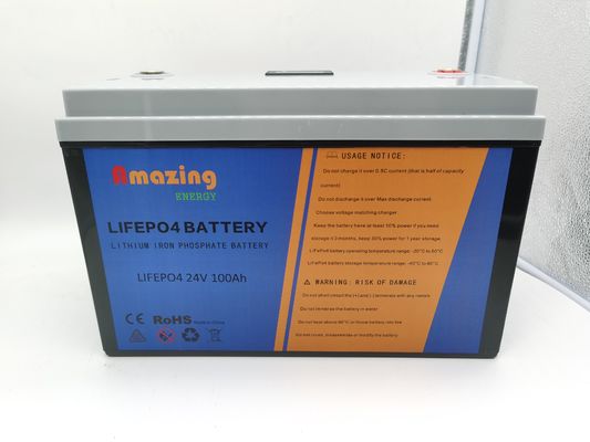 RV Boat Rechargeable Lifepo4 Battery 24V 100Ah For Golf Cart