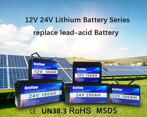 Deep Cycle Rechargeable 24V 100AH 24V Lithium Battery For RV Yacht UPS