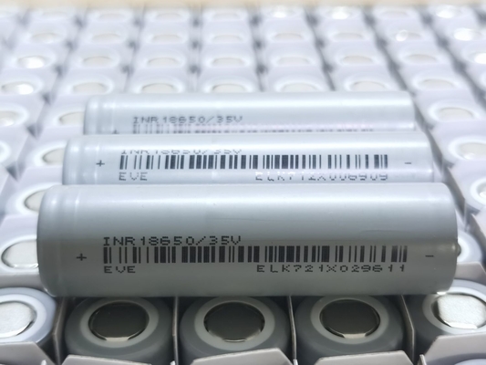 EVE 18650 Lithium Ion 3.7 V Battery 3500mah 3C Discharge Rate 5C Peak Current