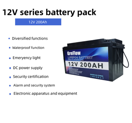 12V Lithium Ion Battery Energy Power Deep Cycle Battery 12v 200Ah 100Ah