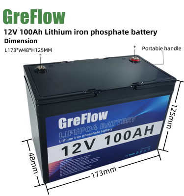 12v Lithium Iron Phosphate Battery 12v 100Ah 150Ah 300Ah With Bluetooth